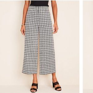 Ann Taylor NWT Wide Leg Tweed Pants